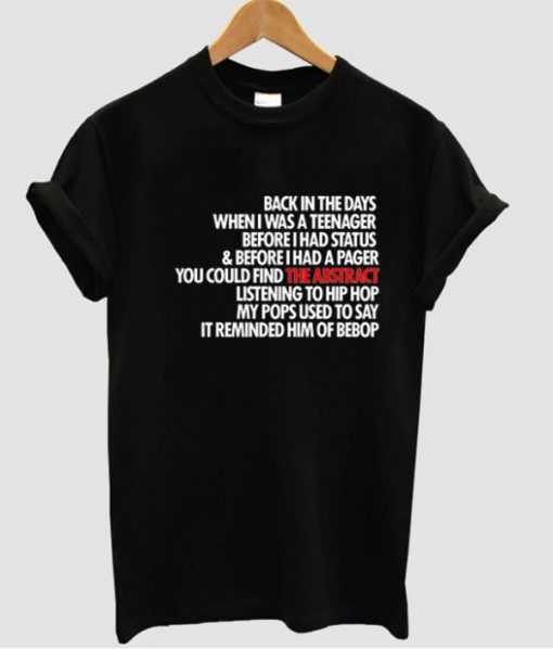 Alife Lyrics to go T-shirt