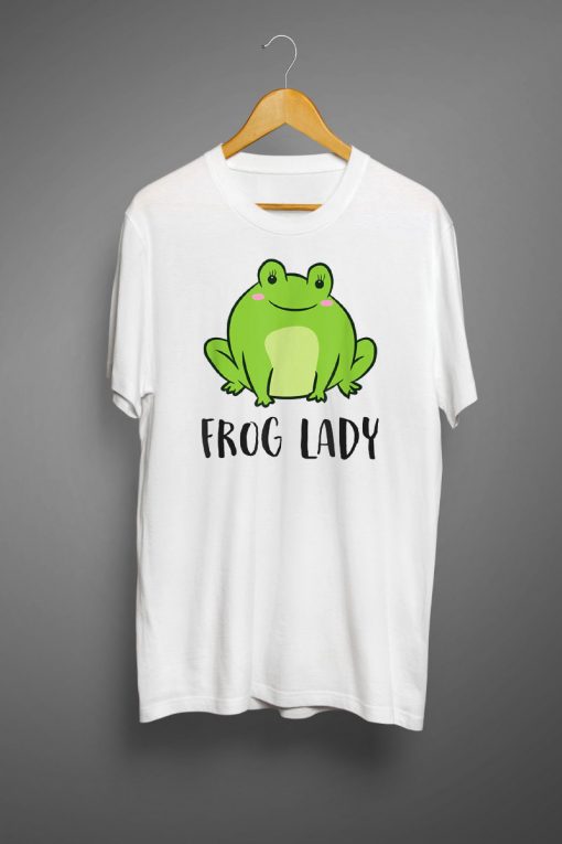 Female Frog Lady Cute T shirts