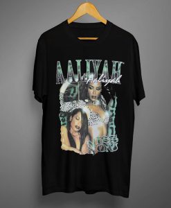 Black Aaliyah T shirts