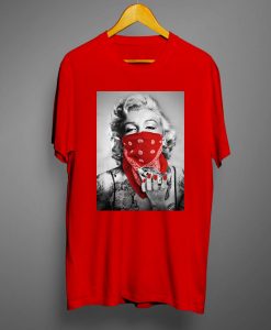 Marilyn Monroe Red Bandana T Shirt