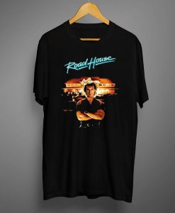 Roadhouse Patrick Swayze Retro 80's Movie T Shirt