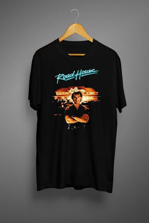 Roadhouse Patrick Swayze Retro 80's Movie T Shirt