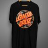 Santa Cruz Vacation Dot Black T-Shirt