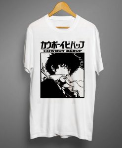 spike cowboy bebop Anime white T shirts