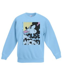 Hybrid Mens Mickey Mouse Graphic Sweatshirts