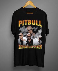 Vtg Pitbull Rebelution Unisex T Shirt