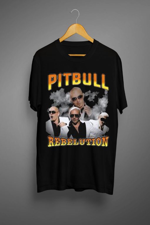 Vtg Pitbull Rebelution Unisex T Shirt