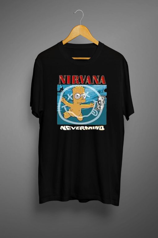 Nirvana Simpson Nevermind T-Shirt