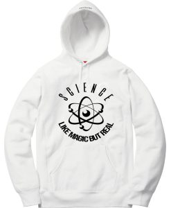 Science Magic but Real White Hoodie