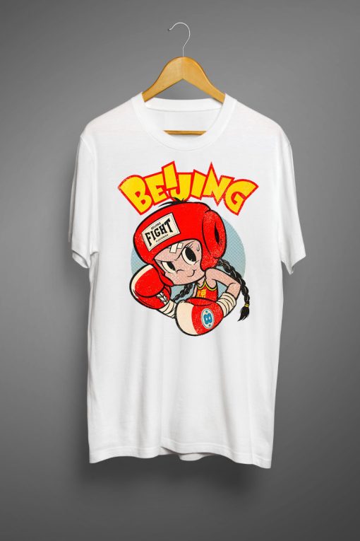 Beijing Punchy White T shirts