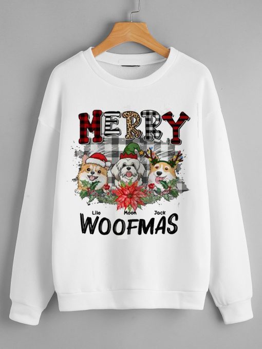 Merry Woofmas Christmas Sweatshirts