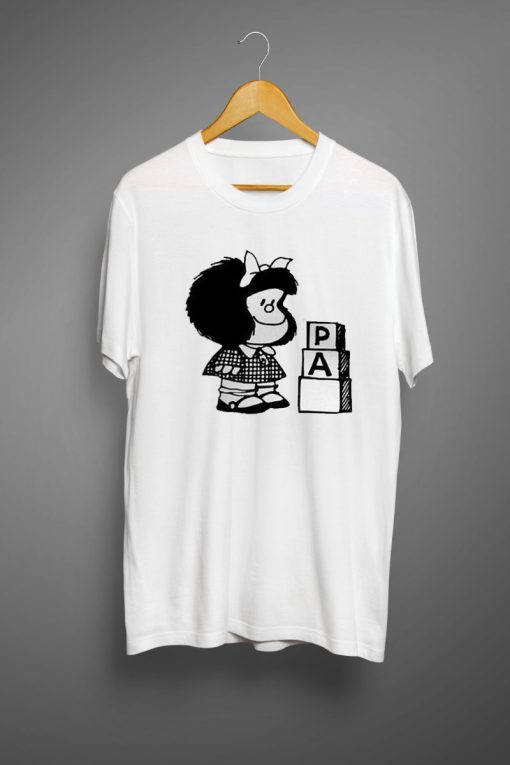 Paz Mafalda Femme CartoonT Shirts