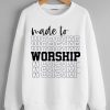 Worshipping White Sweatshirts