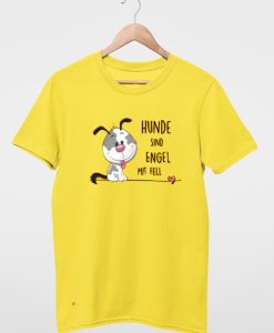 Hunde sind Engel Frauen T shirts