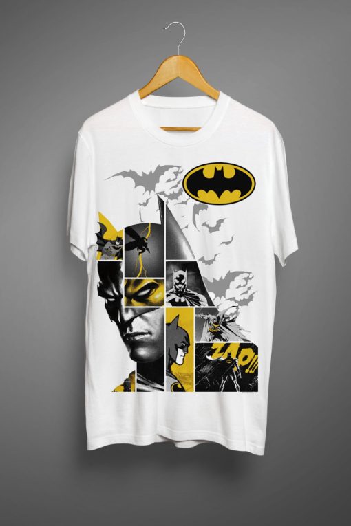 Caped Crusader Collage Batman T-Shirt