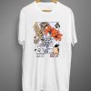 Men Slogan and Floral Print T shirts