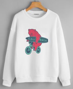 Surfer Bear California awesome Sweatshirt