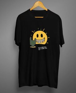 Funny Smile Sun Cactus T-shirts