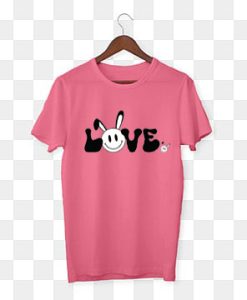 Love Bunny T shirts Pink