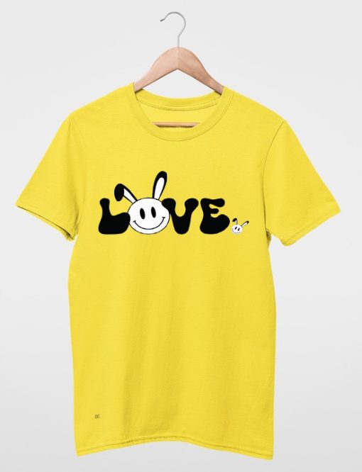 Love Bunny T shirts Yellow