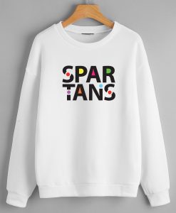 Spartans White Sweatshirts