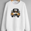 White Halloween Graphic Sweatshirts