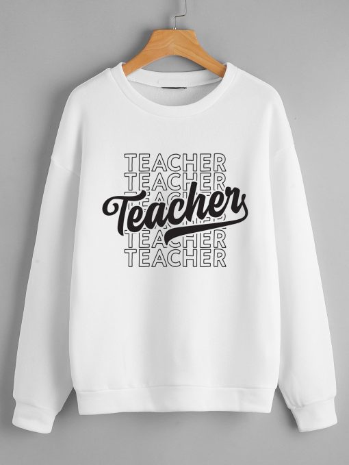 Teacher mirror White Sweatshirts