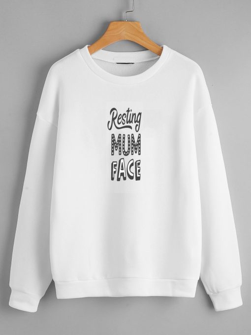 Resting Mum Face Sweatshirt