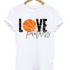 Love Panthers Basketball T shirts