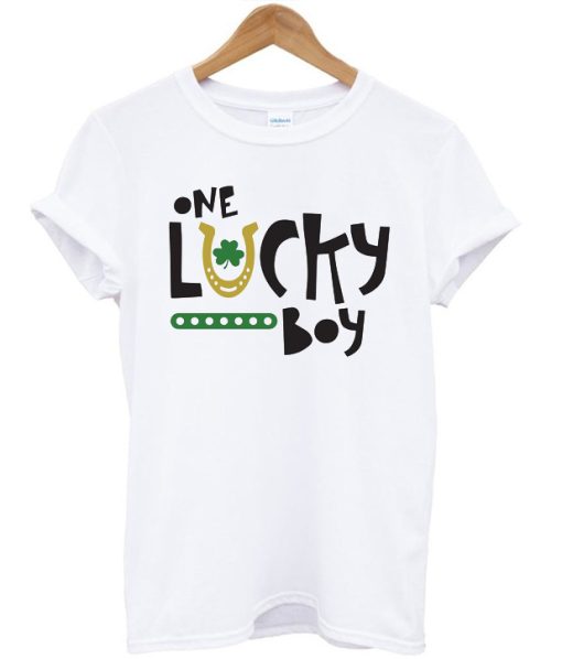 One lucky boy T shirts