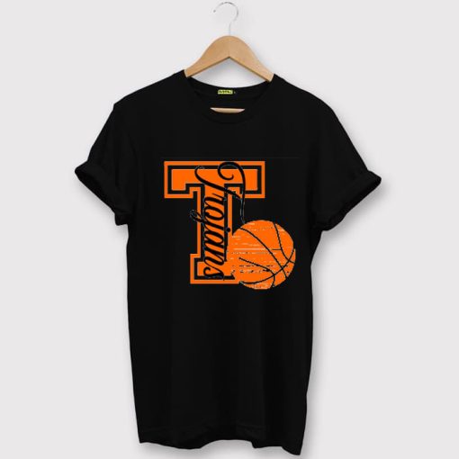 Trojans Distressed Basketball T shirts