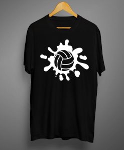 Volleyball Splat T shirts