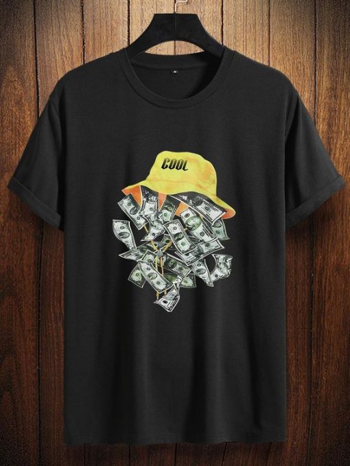 Dollar & Hat Print T shirts