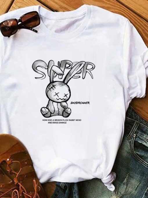 Men Cartoon And Slogan Graphic T shirts