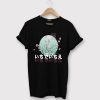 Men Japanese Letter & Floral Print T shirts