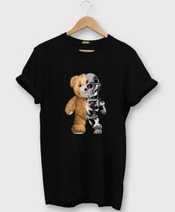 Men Robot & Bear Print T shirts