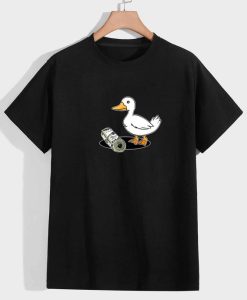 Guys Cartoon Duck Graphic T shirts