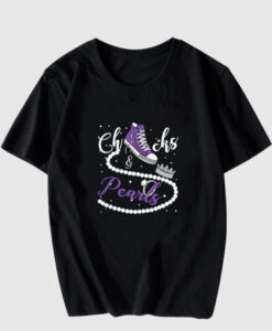 Chucks and Pearls T Shirt